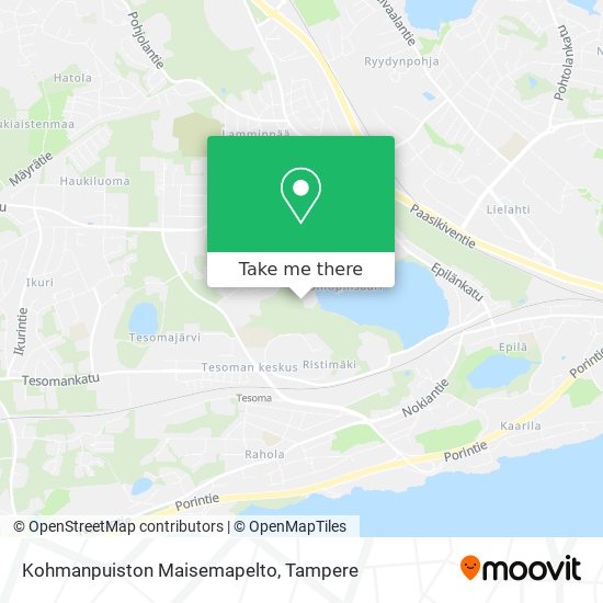 Kohmanpuiston Maisemapelto map