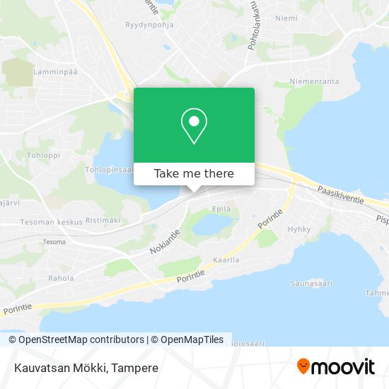 Kauvatsan Mökki map