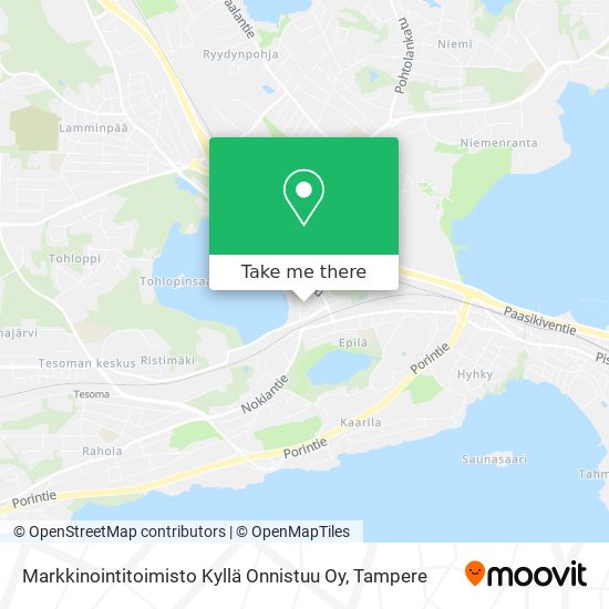 Markkinointitoimisto Kyllä Onnistuu Oy map