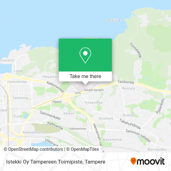 Istekki Oy Tampereen Toimipiste map