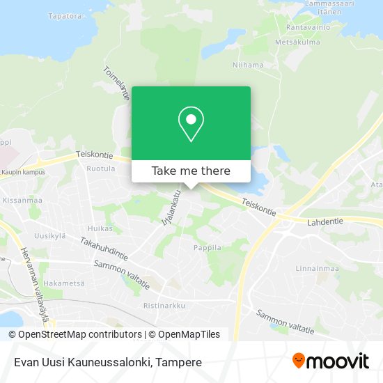 Evan Uusi Kauneussalonki map