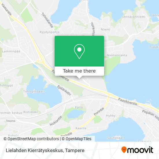Lielahden Kierrätyskeskus map