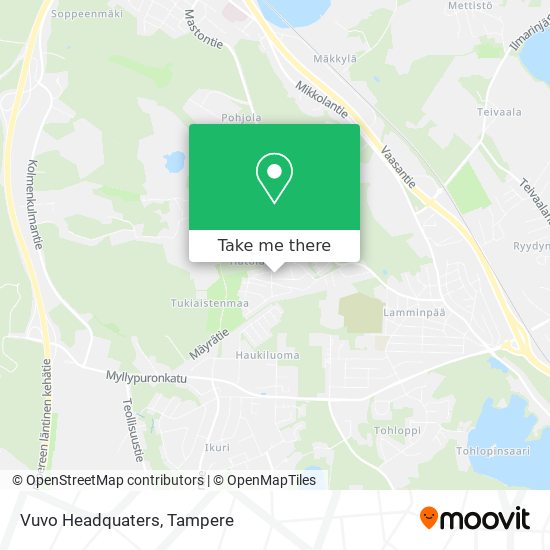 Vuvo Headquaters map