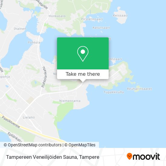 Tampereen Veneilijöiden Sauna map