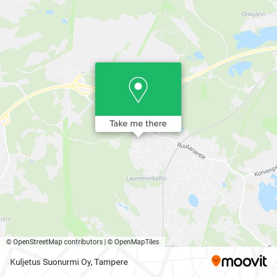 Kuljetus Suonurmi Oy map