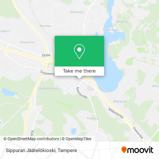 Sippuran Jäätelökioski map