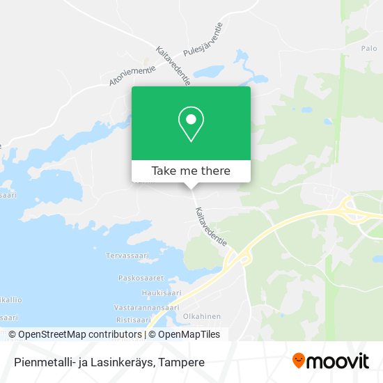 Pienmetalli- ja Lasinkeräys map