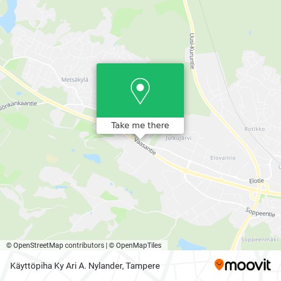 Käyttöpiha Ky Ari A. Nylander map