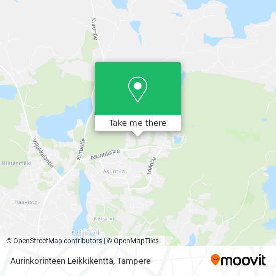 Aurinkorinteen Leikkikenttä map