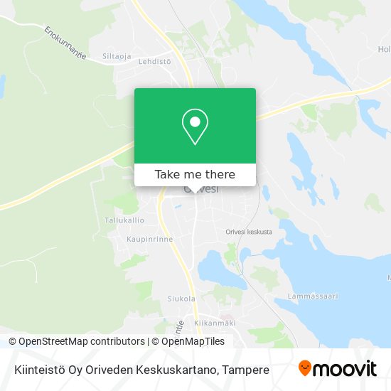 Kiinteistö Oy Oriveden Keskuskartano map