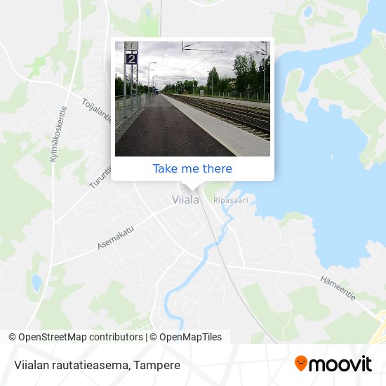 Viialan rautatieasema map