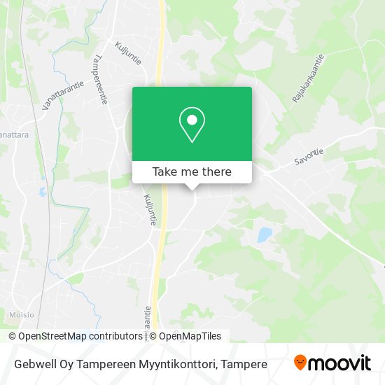 Gebwell Oy Tampereen Myyntikonttori map