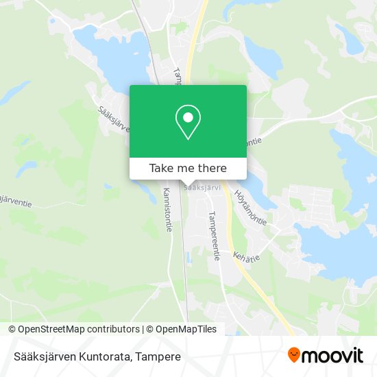 Sääksjärven Kuntorata map