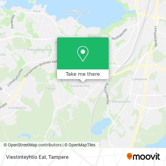 Viestinteyhtio Eat map