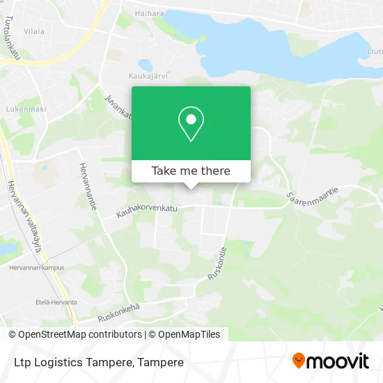 Ltp Logistics Tampere map