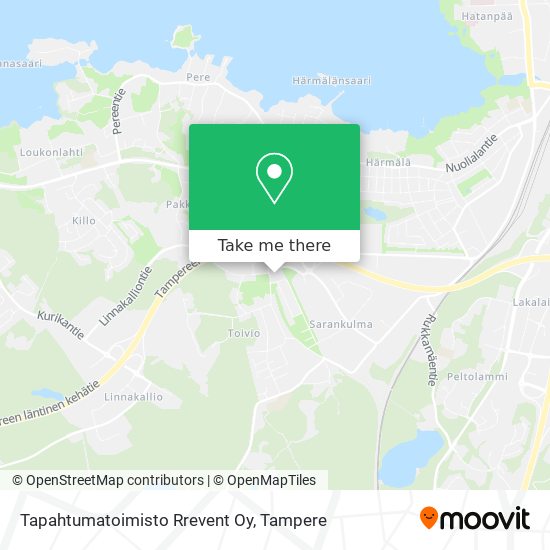 Tapahtumatoimisto Rrevent Oy map