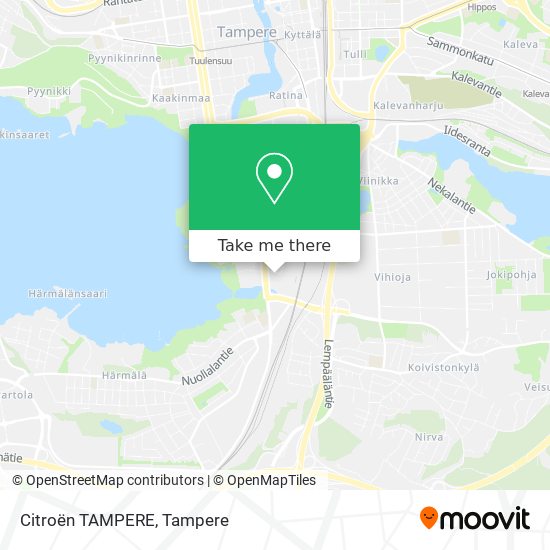 Citroën TAMPERE map