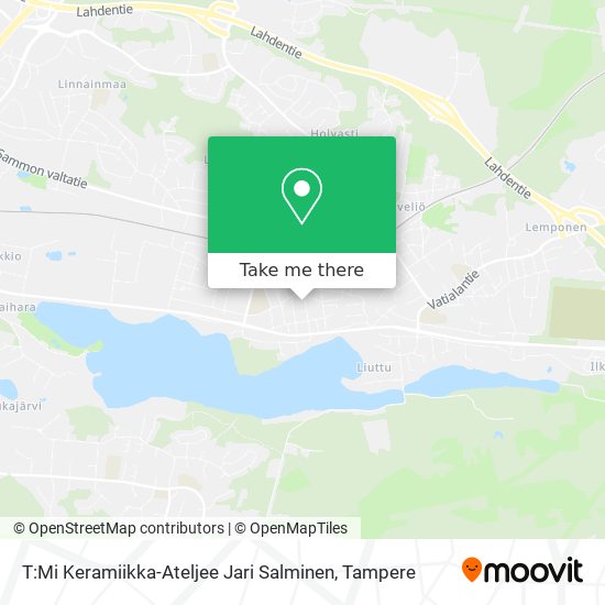 T:Mi Keramiikka-Ateljee Jari Salminen map