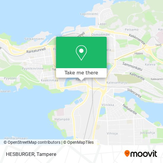 HESBURGER map