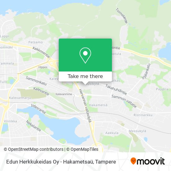 Edun Herkkukeidas Oy - Hakametsaü map