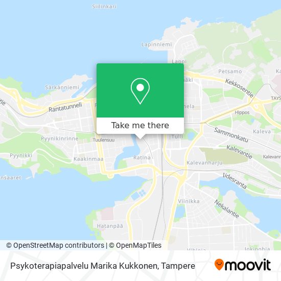Psykoterapiapalvelu Marika Kukkonen map