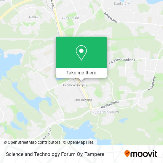 Science and Technology Forum Oy map