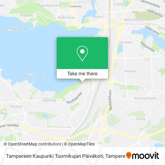 Tampereen Kaupunki Tuomikujan Päiväkoti map
