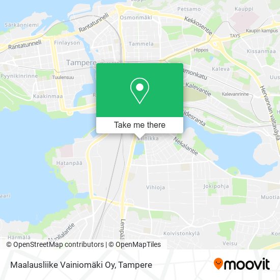 Maalausliike Vainiomäki Oy map