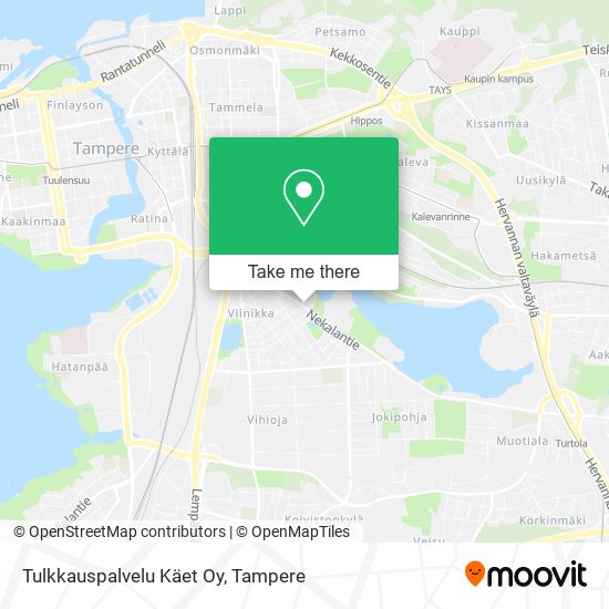 Tulkkauspalvelu Käet Oy map