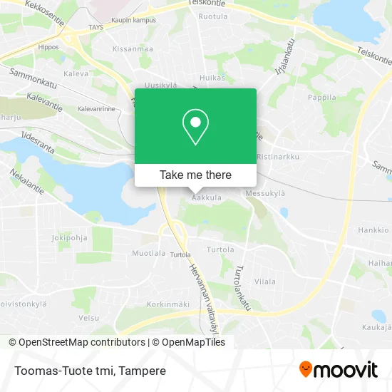 Toomas-Tuote tmi map