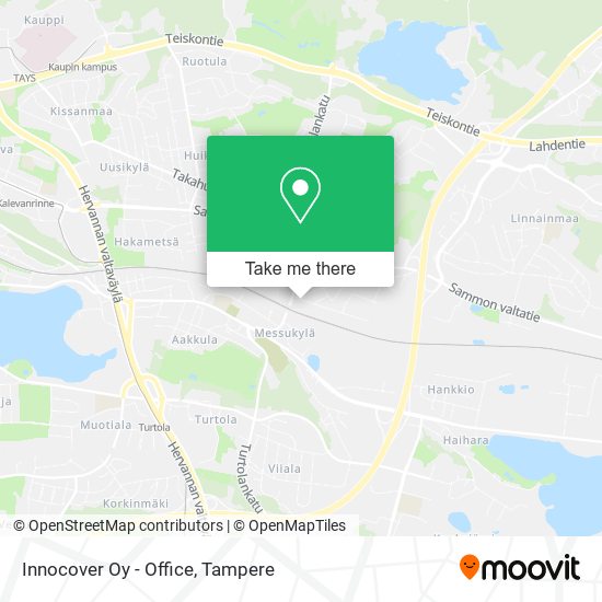 Innocover Oy - Office map