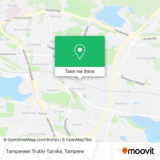 Tampereen Trukki-Tarvike map