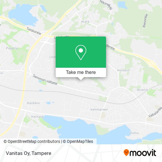 Vanitas Oy map
