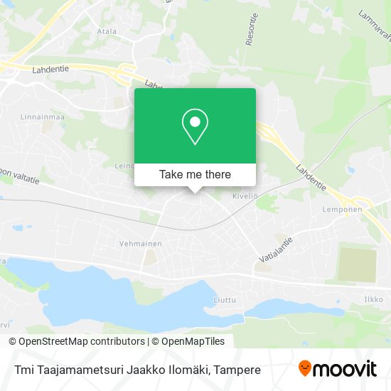 Tmi Taajamametsuri Jaakko Ilomäki map