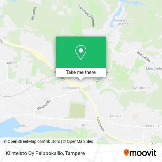 Kiinteistö Oy Peippokallio map