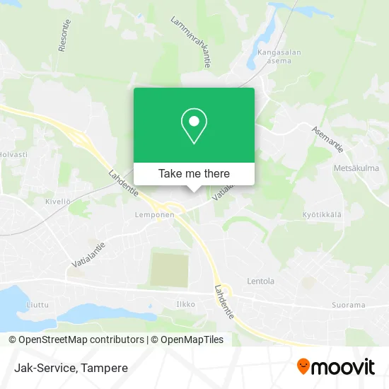 Jak-Service map