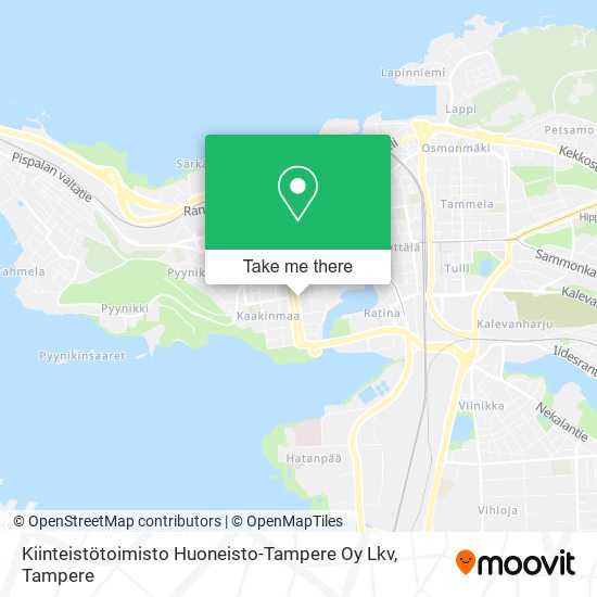 Kiinteistötoimisto Huoneisto-Tampere Oy Lkv map