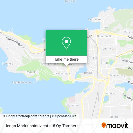 Jenga Markkinointiviestintä Oy map