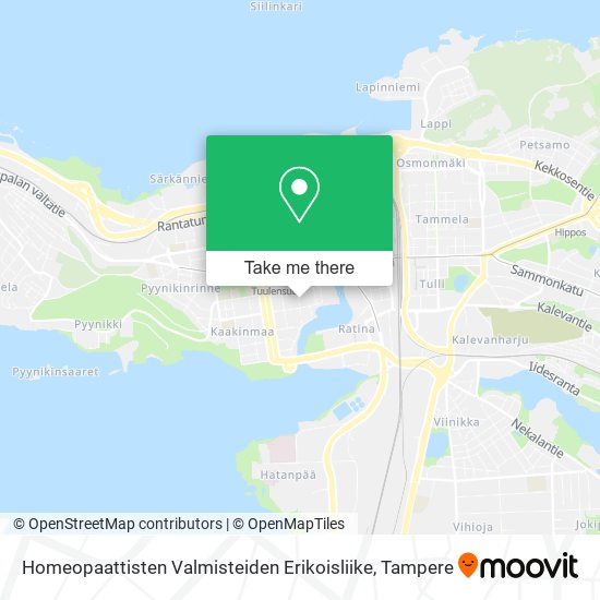 Homeopaattisten Valmisteiden Erikoisliike map