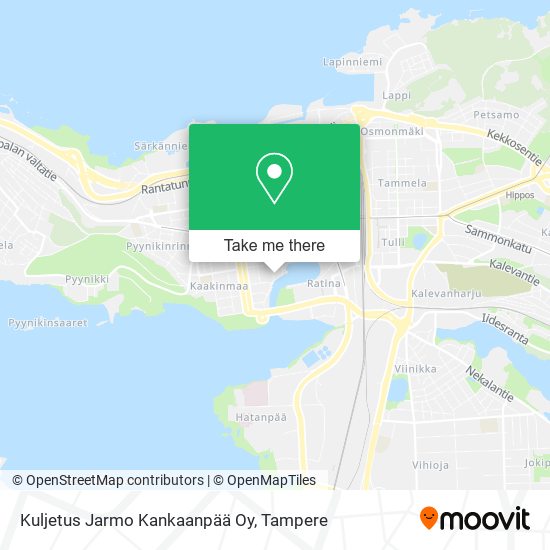 Kuljetus Jarmo Kankaanpää Oy map