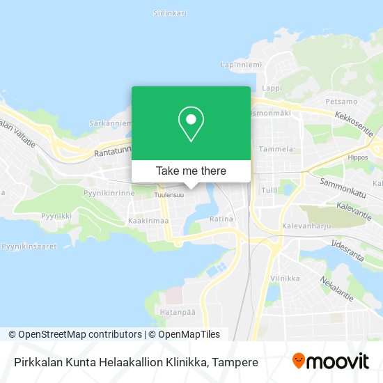 Pirkkalan Kunta Helaakallion Klinikka map
