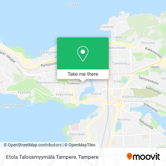 Etola Talousmyymälä Tampere map