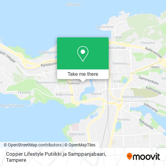 Copper Lifestyle Putiikki ja Samppanjabaari map