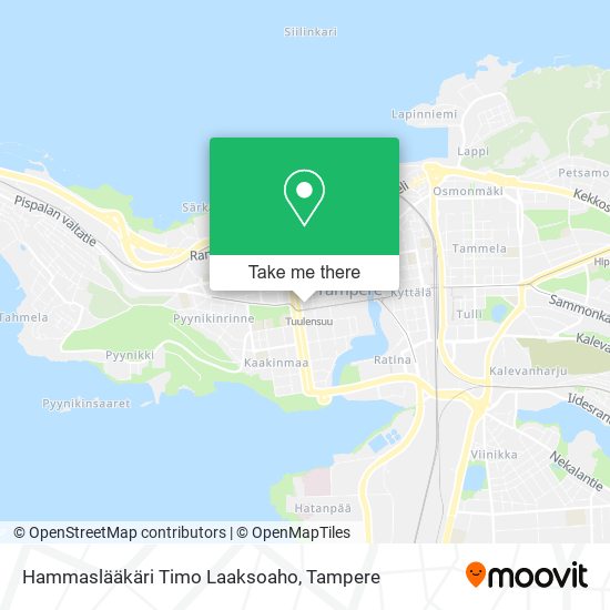 Hammaslääkäri Timo Laaksoaho map