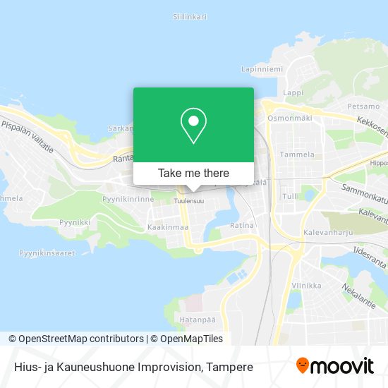 Hius- ja Kauneushuone Improvision map