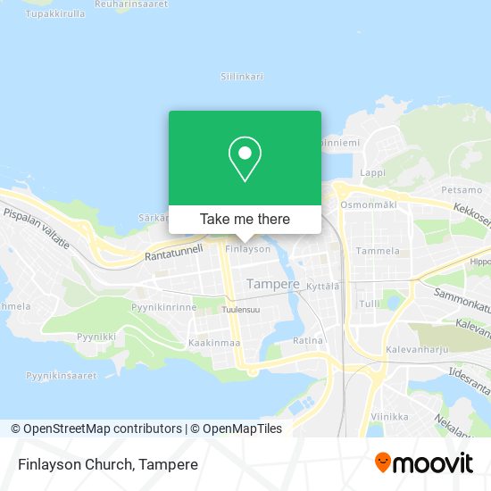 Finlayson Church map