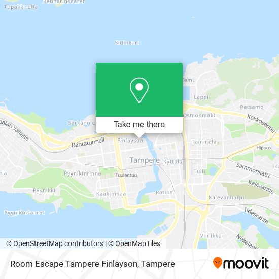 Room Escape Tampere Finlayson map