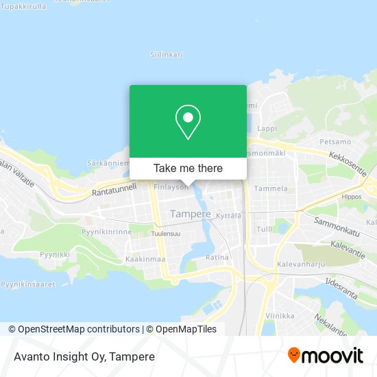 Avanto Insight Oy map