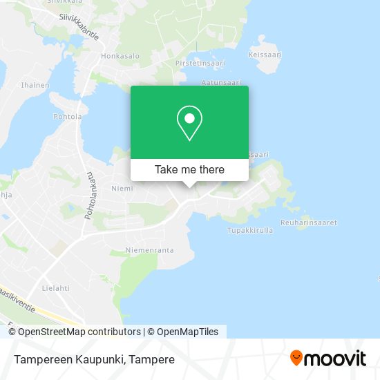 Tampereen Kaupunki map