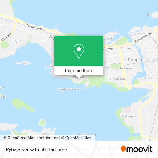 Pyhäjärvenkatu 5b map